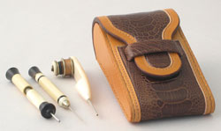 small case for D.L. Whitehead fly tying tools