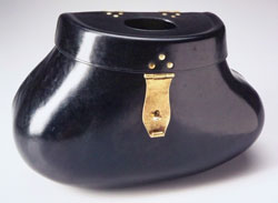 Reproduction of an 18th century leather creel