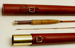 Leather Flyfishing Rod Case